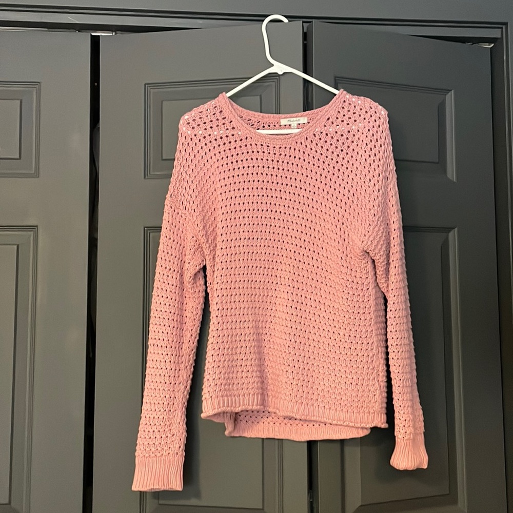 Madewell size M blush knit sweater